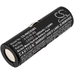 Ni-MH Battery fits Heine, Beta Handles, Ophthalmoscope Beta 200 3.6V, 1000mAh