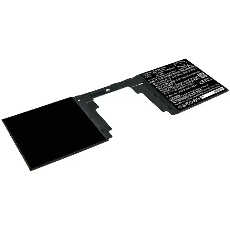 Li-Polymer Battery fits Microsoft, Surface Book 2nd 15" 1793 Keyboard 11.36V, 5400mAh
