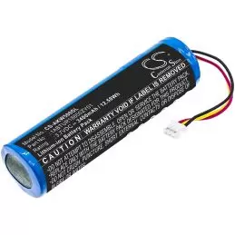 Li-ion Battery fits Akai, 5000 Solo, Ewi 5000 3.7V, 3400mAh