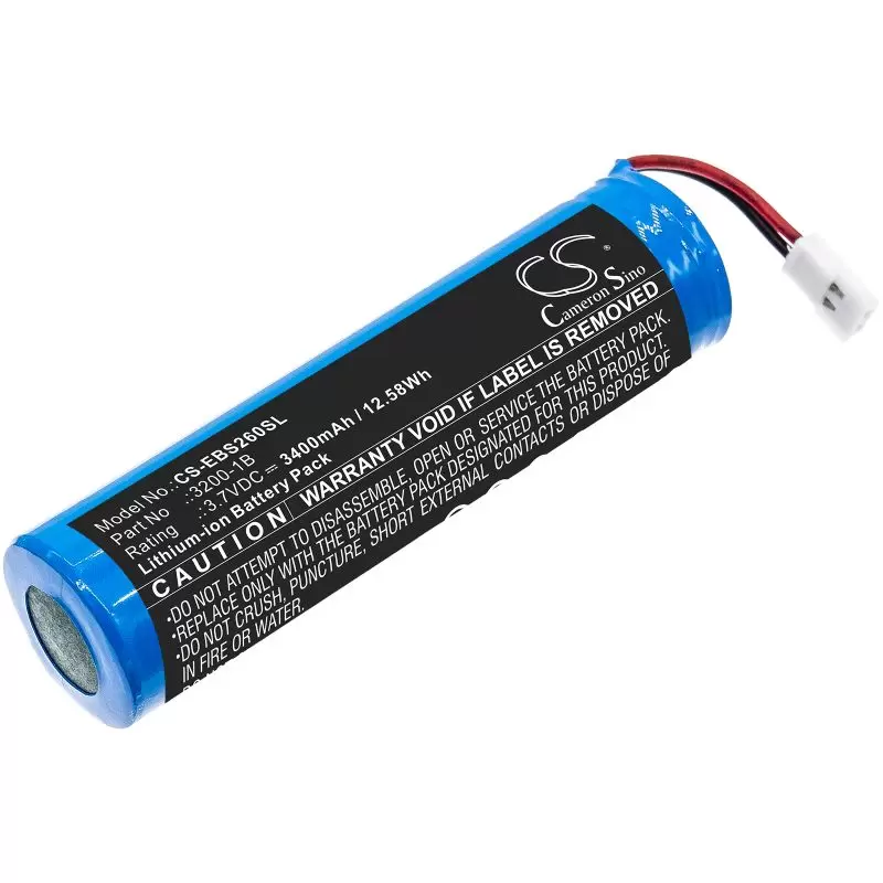 Li-ion Battery fits Eschenbach, Visolux Digital Hd 3.7V, 3400mAh