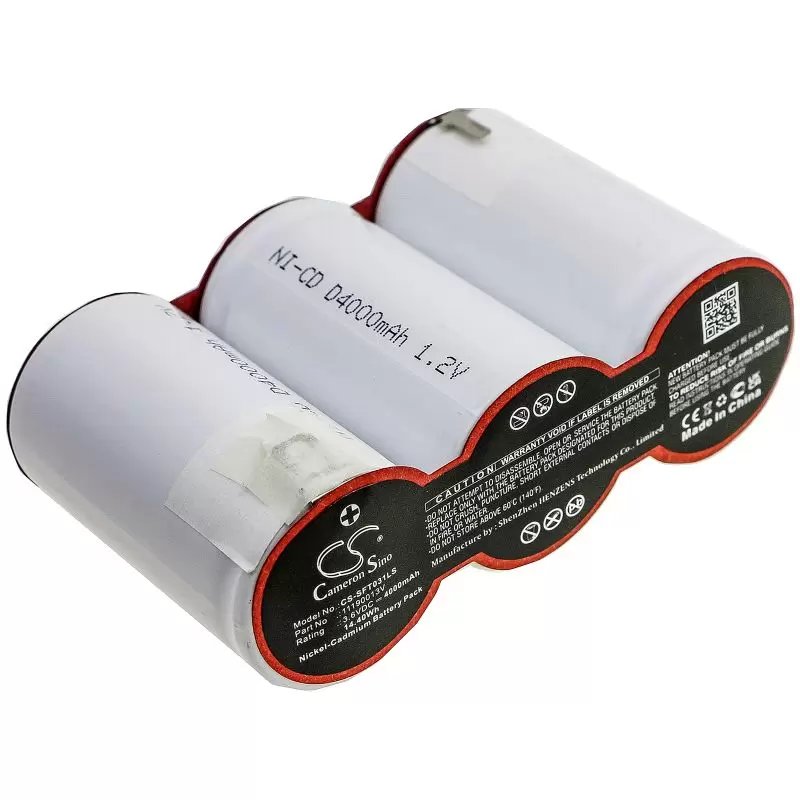 Ni-CD Battery fits Van Lien, 11190013v, 3savtd113lf, Set A 3 St D 4.0/ht Lb 3.6V, 4000mAh