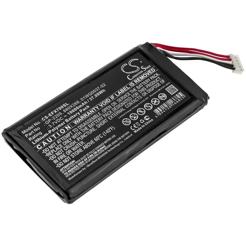 Li-Polymer Battery fits Exfo, Max-700, Max-700b/c, Max-900 3.7V, 10000mAh
