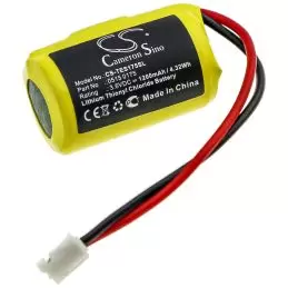 Li-SOCl2 Battery fits Testo, 175-h1, 175-h2, 175-s1 3.6V, 1200mAh