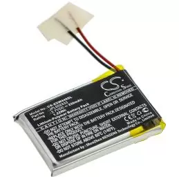 Li-Polymer Battery fits Izzo, A44040, Swami Voice Clip 3.7V, 330mAh