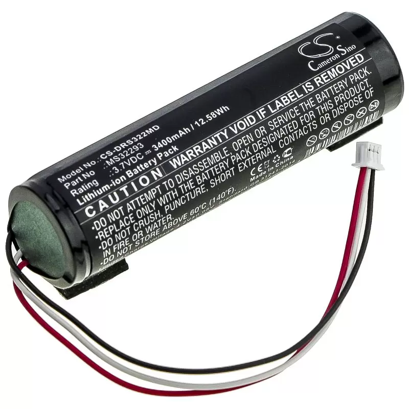 Li-ion Battery fits Drager, Tofscan Monitor, Tofscan Nmt Monito 3.7V, 3400mAh