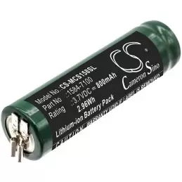 Li-ion Battery fits Moser, Chromstyle 1584 3.7V, 800mAh