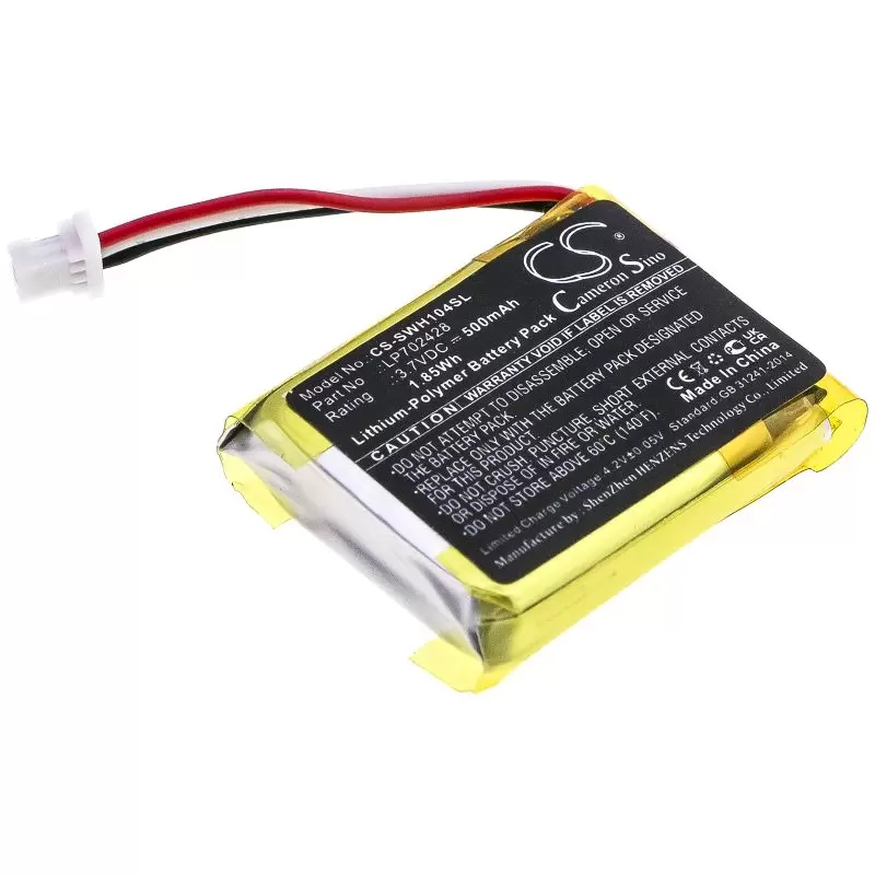 Li-Polymer Battery fits Sony, Wf-1000xm4 Charging Case 3.85V, 500mAh