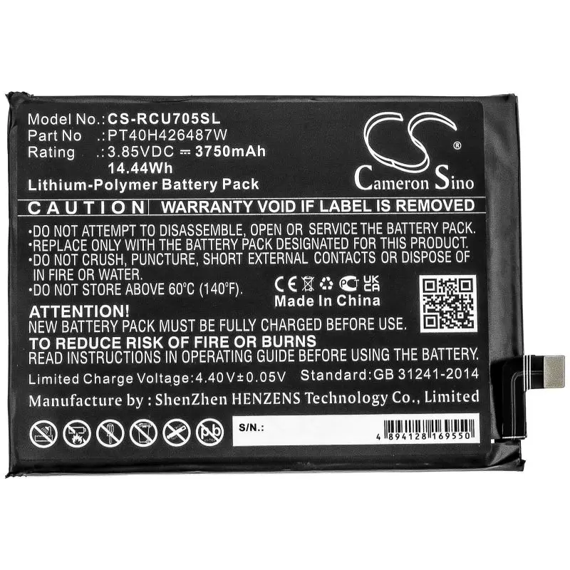 Li-ion Battery fits Cricket, Ovation, U705ac 3.85V, 3750mAh