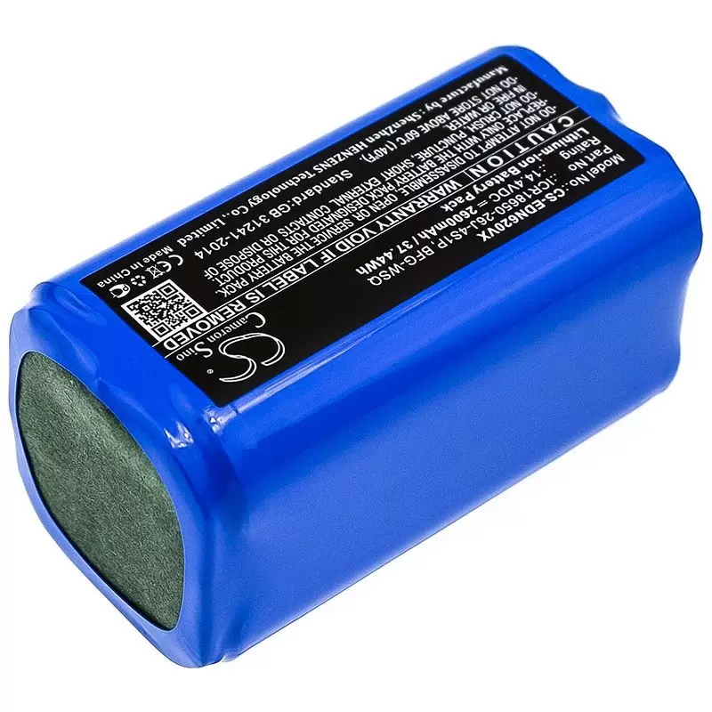 Li-ion Battery Fits Ecovacs, Cen360, Cen361 14.4v, 2600mah