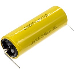 Li-SOCl2 Battery fits Maxell, Er17/50 3.6V, 2750mAh