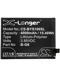 Li-Polymer Battery fits Vivo, S1 Pro, V1945 3.85V, 4000mAh