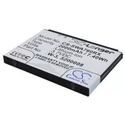 Li-ion Battery fits Sierra Wireless, Aircard 760, Aircard 760s, Aircard 762s 3.7V, 2000mAh