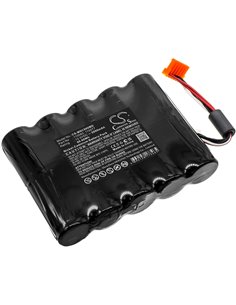 Ni-CD Battery fits Siemens, Monitor Sc7000, Monitor Sc9000 12.0V, 5000mAh / 60.00Wh