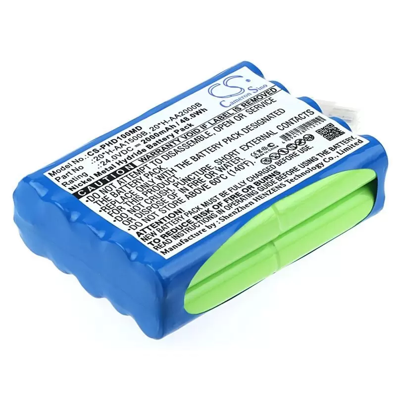 Ni-MH Battery fits Philips, Dameca Siesta I Breasy, Part Number, Philips 24.0V, 2000mAh