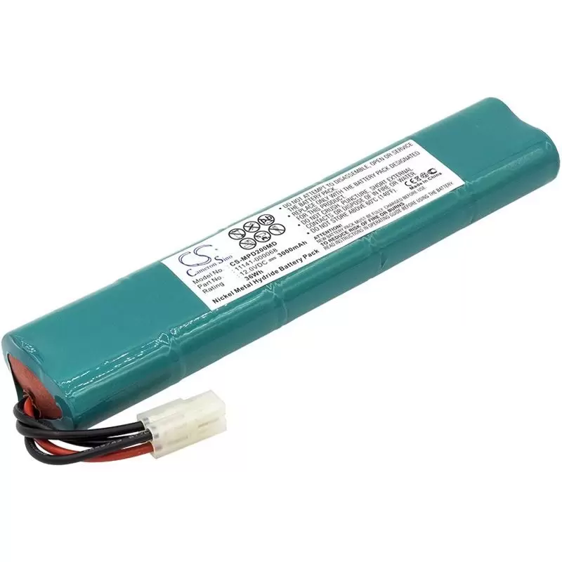 Ni-MH Battery fits Medtronic, Lifepak 20, Lp20, Physio-control Lifepak 20 12.0V, 3000mAh