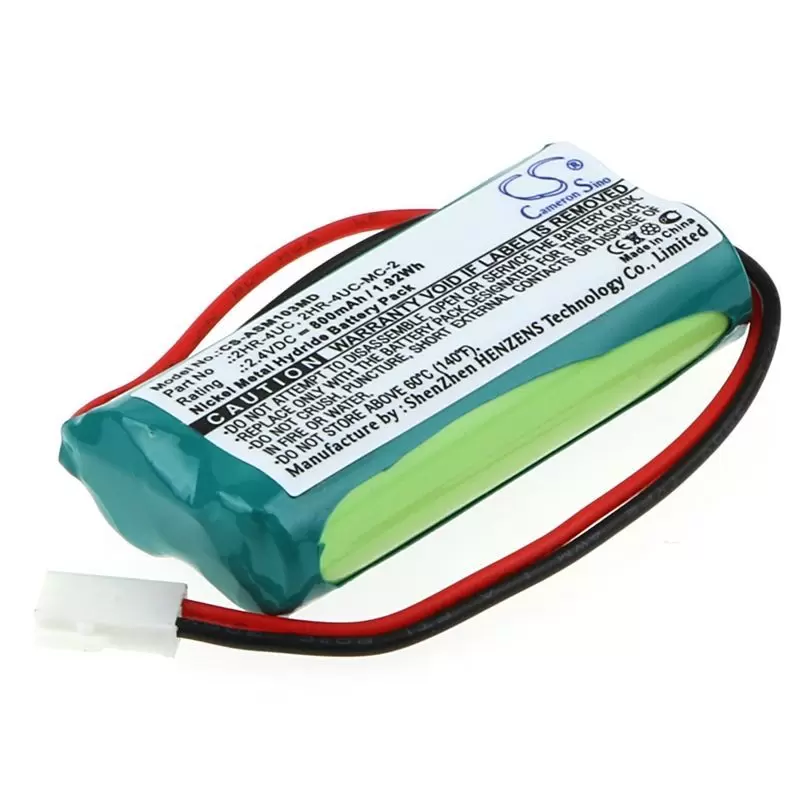 Ni-MH Battery fits Air Shields-vickers, Jm103 Jaundice Meter, Part Number, Air Shields-vickers 2.4V, 800mAh