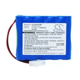 Ni-MH Battery fits Carefusion, 16048 Ventilator, Ventilator, Viasys Healthcare 12.0V, 3500mAh