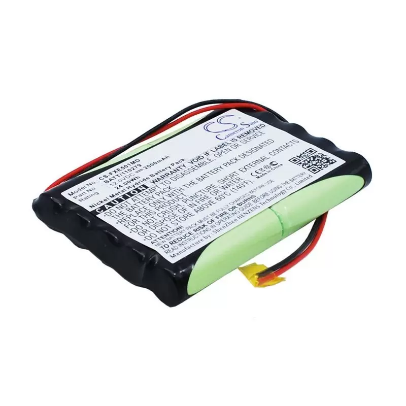 Ni-MH Battery fits Fukuda, Cardisuny Me501bx Ecg Analyzer, Part Number, Fukuda 12.0V, 2000mAh