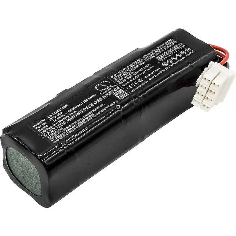 Li-ion Battery fits Fukuda, Denshi Fx-8322 Ecg, Denshi Fx-8322r, Fcp-8321 14.8V, 6800mAh