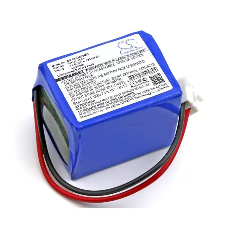 Li-ion Battery fits Biocare, Ecg-9803, Ecg-9803g, Part Number 14.8V, 1350mAh