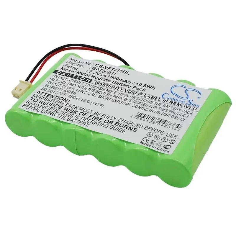 Ni-MH Battery fits Verifone, Nurit 2159, Part Number, Verifone 7.2V, 1500mAh