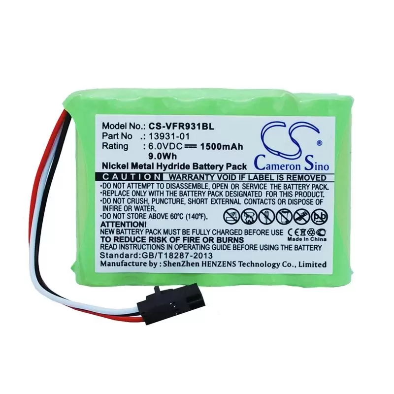 Ni-MH Battery fits Verifone, Ruby Console, Part Number, Verifone 6.0V, 1500mAh