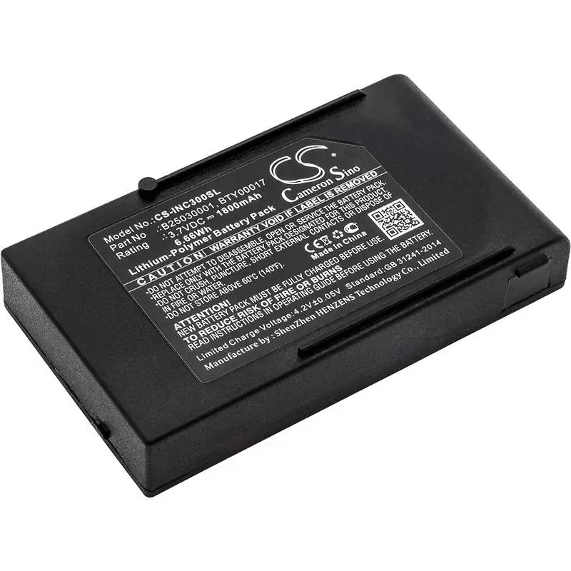 Li-Polymer Battery fits Ingenico, Db Cox3, Part Number, Ingenico 3.7V, 1800mAh