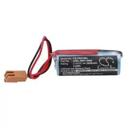 Li-MnO2 Battery fits Ge, Fanuc Cnc 16/18-b, Fanuc Cnc 21-b, Fanuc Cnc Power Mate 0 3.0V, 2000mAh