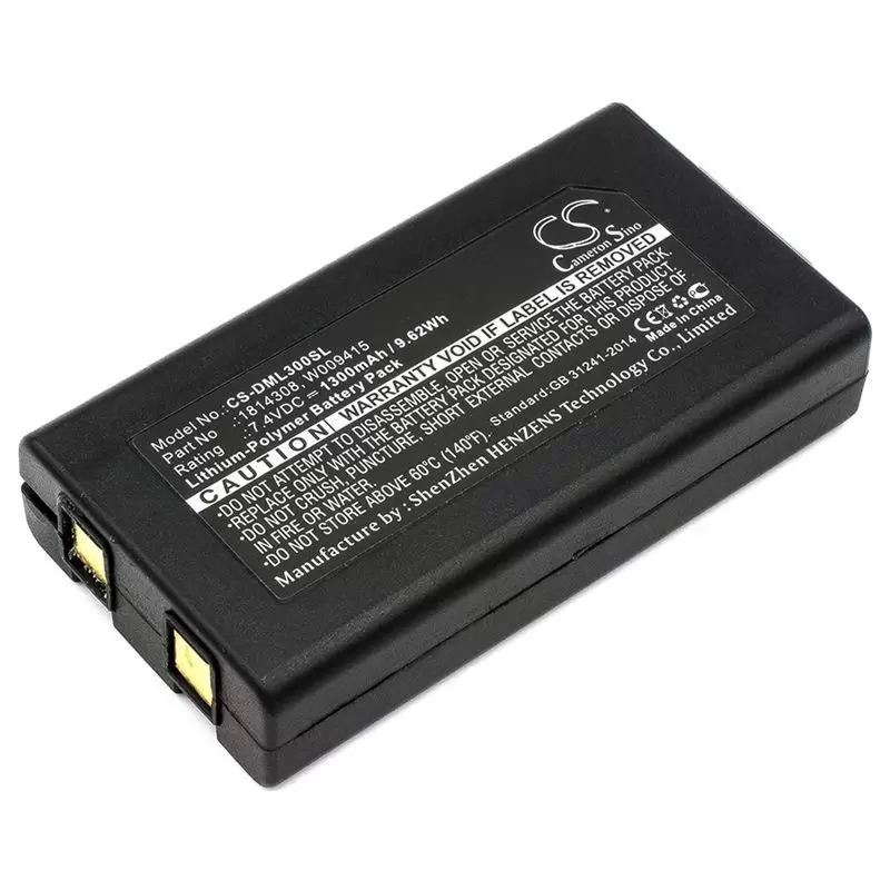 Li-Polymer Battery fits Dymo, 1982171, Labelmanager 500ts, Labelmanager Lm-500ts 7.4V, 1300mAh